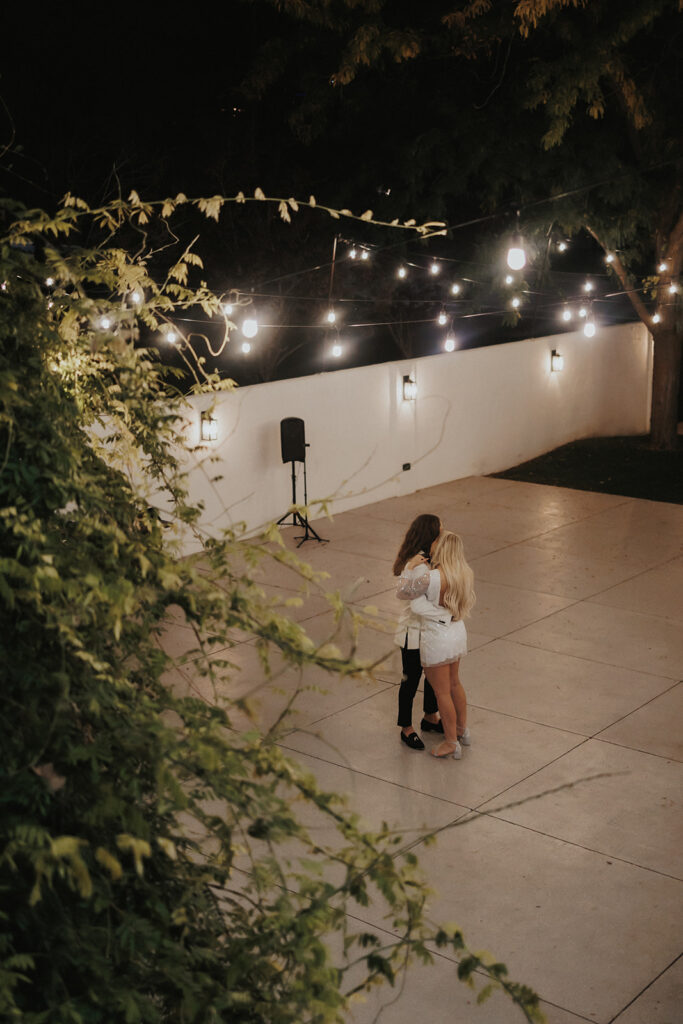 Bride and Groom dancing at their venue