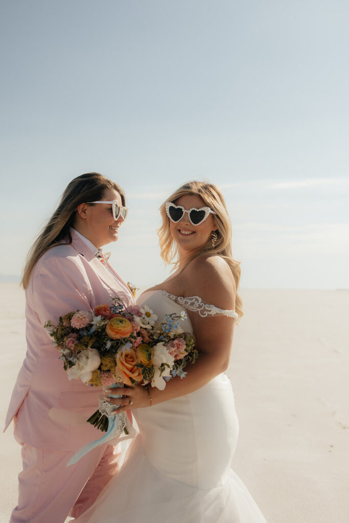 vibrant elopement in salt lake city