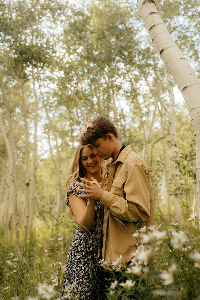 couple dancing during their photoshoot