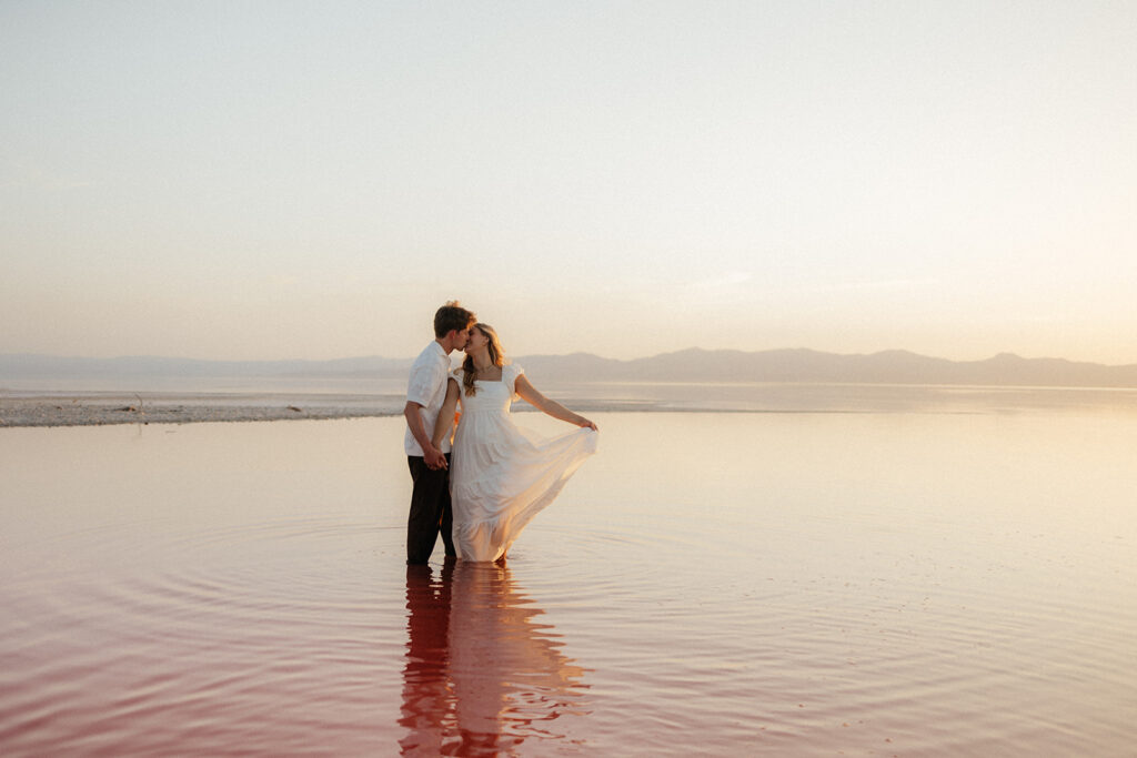 Romantic Engagement Session at Big Cottonwood Canyon