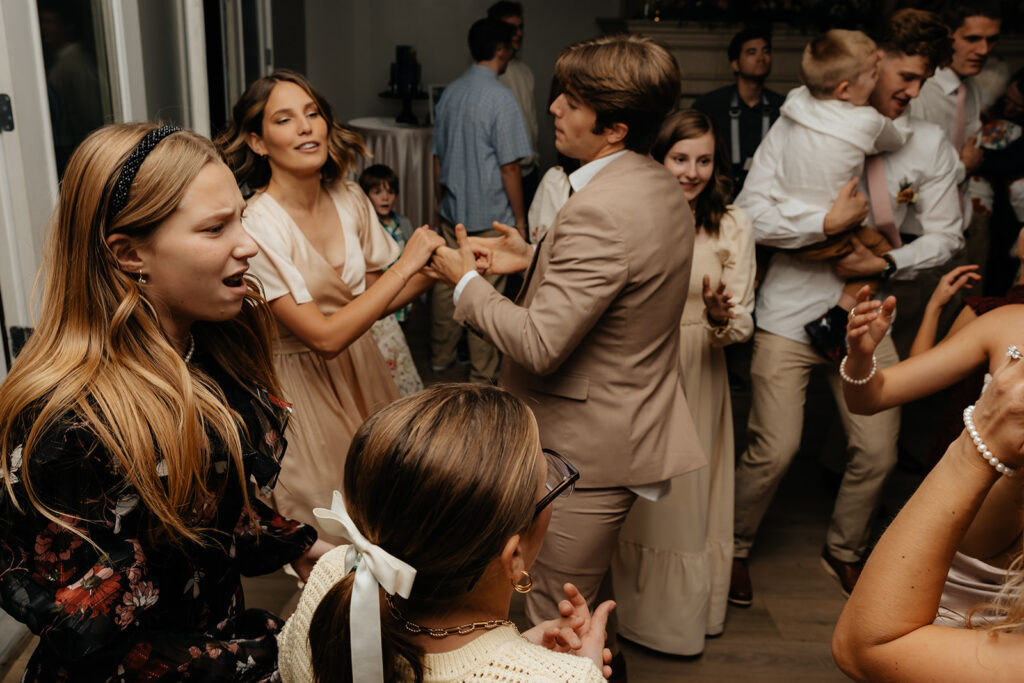 guests at the reception party