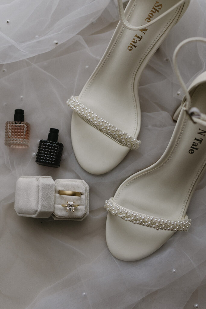 stunning shoes the bride wore for her ceremony