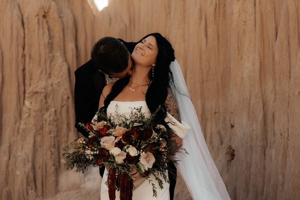 Chic, Adventurous, and Totally Theirs: Kyle & Kaylie’s Cathedral Gorge State Park Elopement