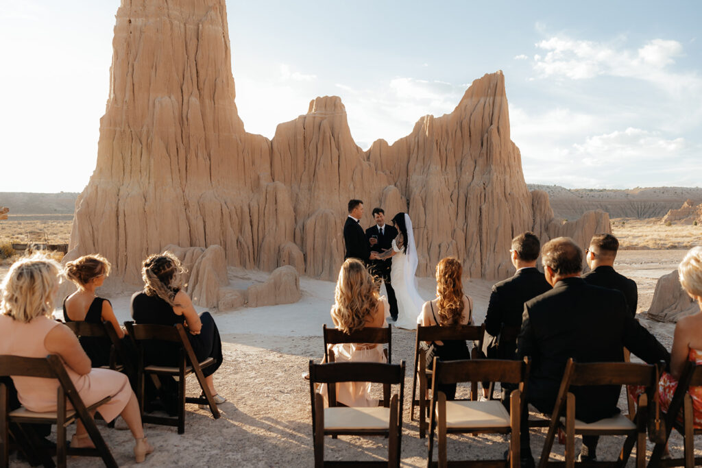 Chic, Adventurous, and Totally Theirs: Kyle & Kaylie’s Cathedral Gorge State Park Elopement