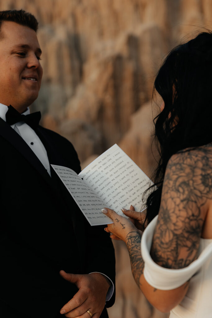 cute picture of the bride and groom