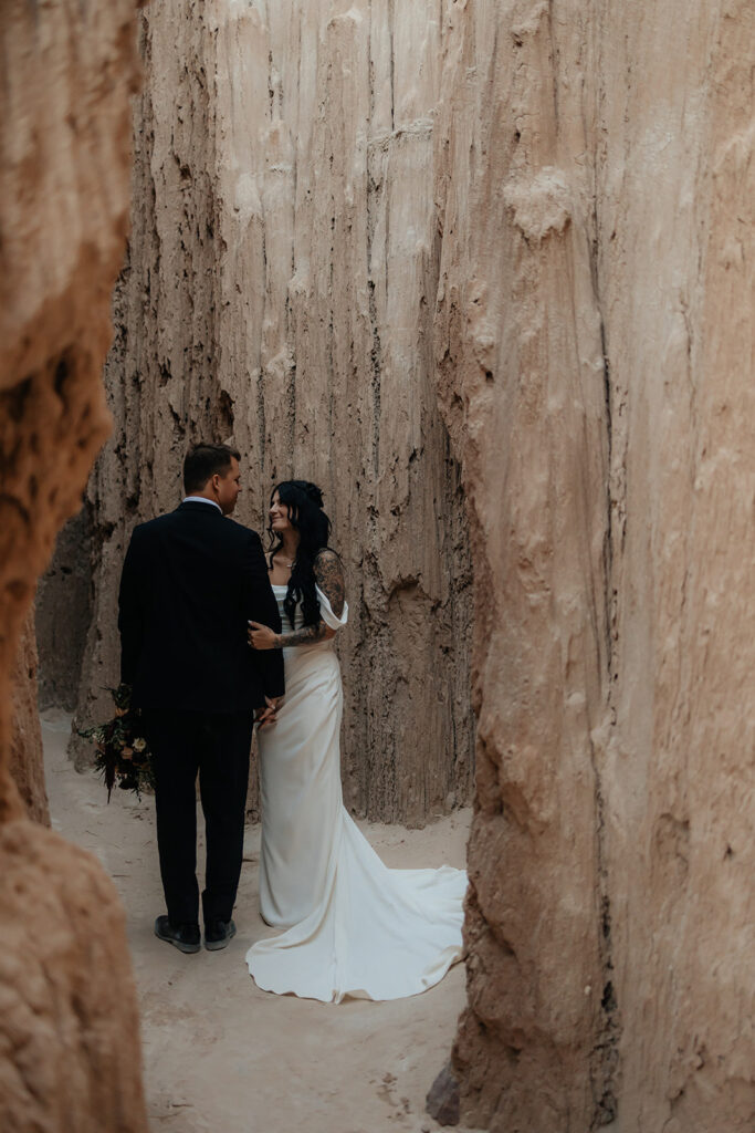 happy couple at their dream elopement 