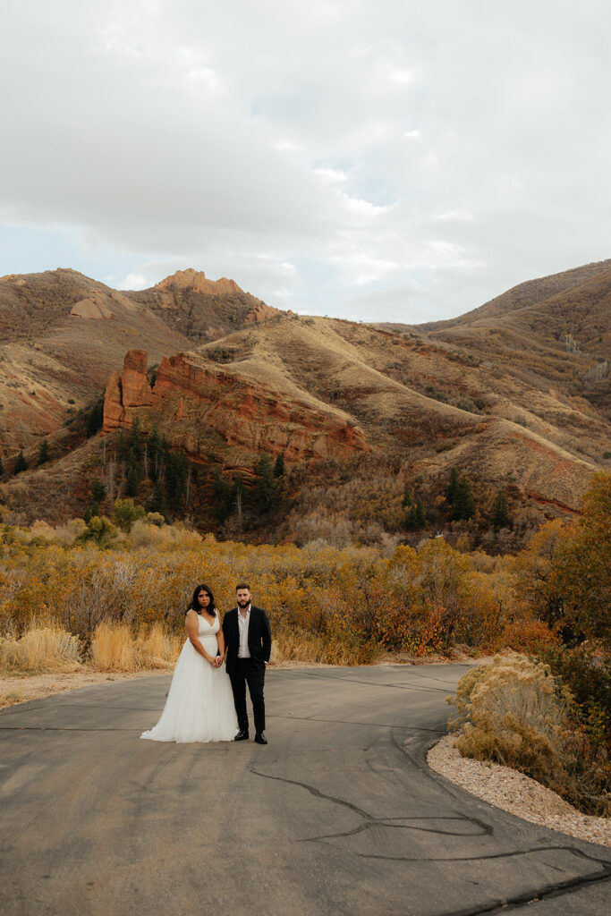 happy couple at their dream wedding day