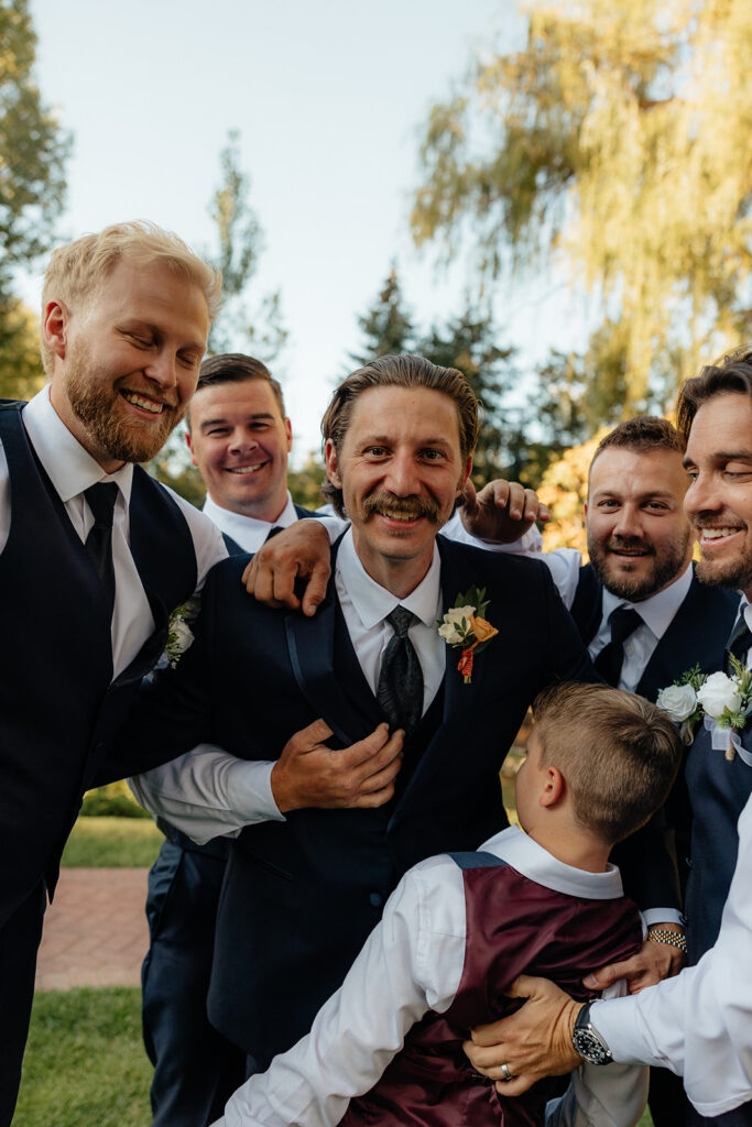 Chic & Luxurious La Caille Wedding in Utah, Rachel & Justin’s Intimate Chateau Celebration