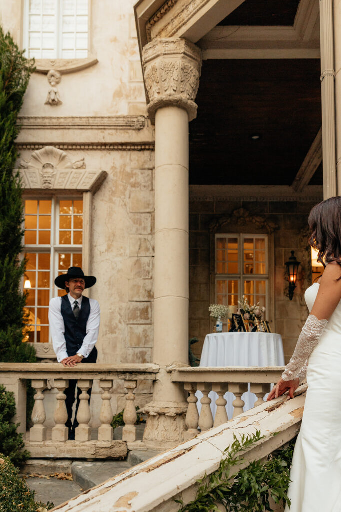 stunning picture of the newlyweds