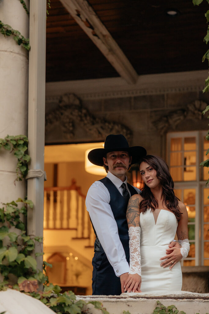Chic & Luxurious La Caille Wedding in Utah, Rachel & Justin’s Intimate Chateau Celebration
