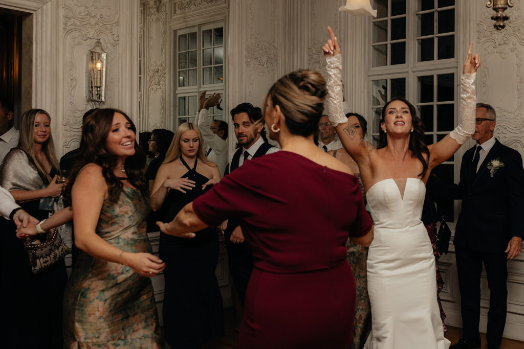 fun wedding reception party