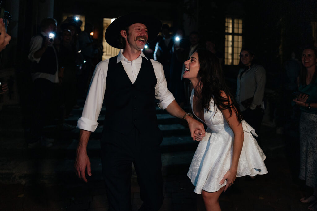 fun wedding reception party