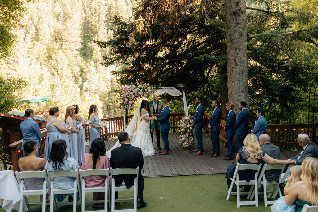 intimate wedding ceremony in utah