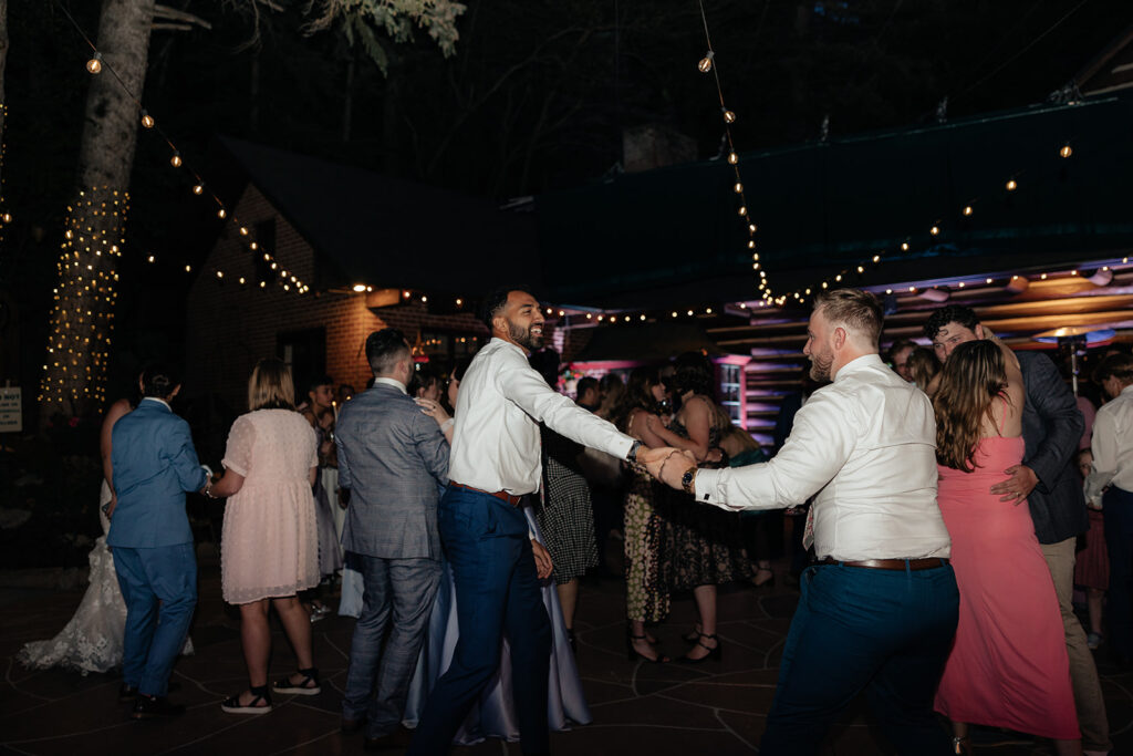 guests at the wedding reception party