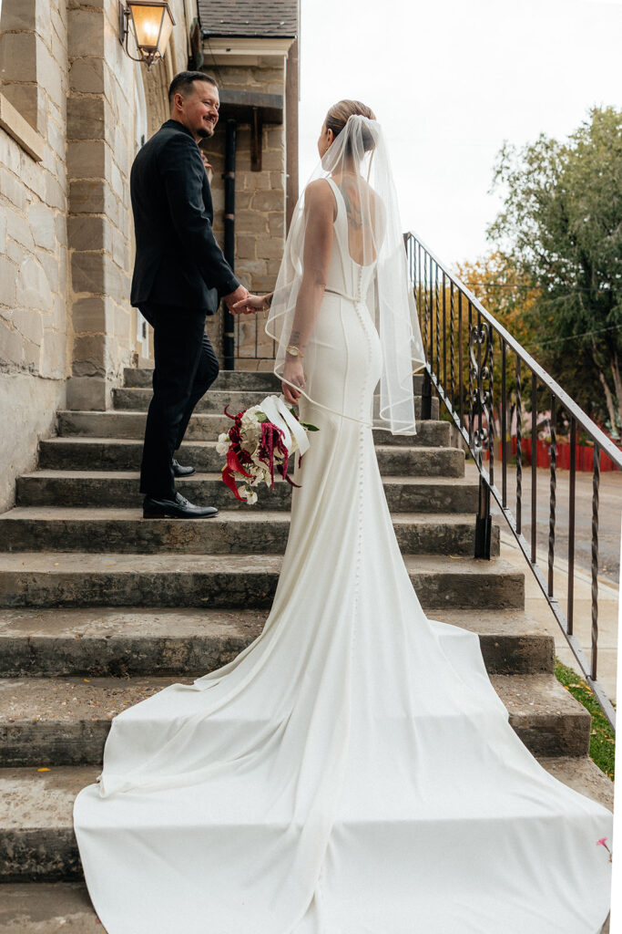 stunning bridal photos at the intimate wedding