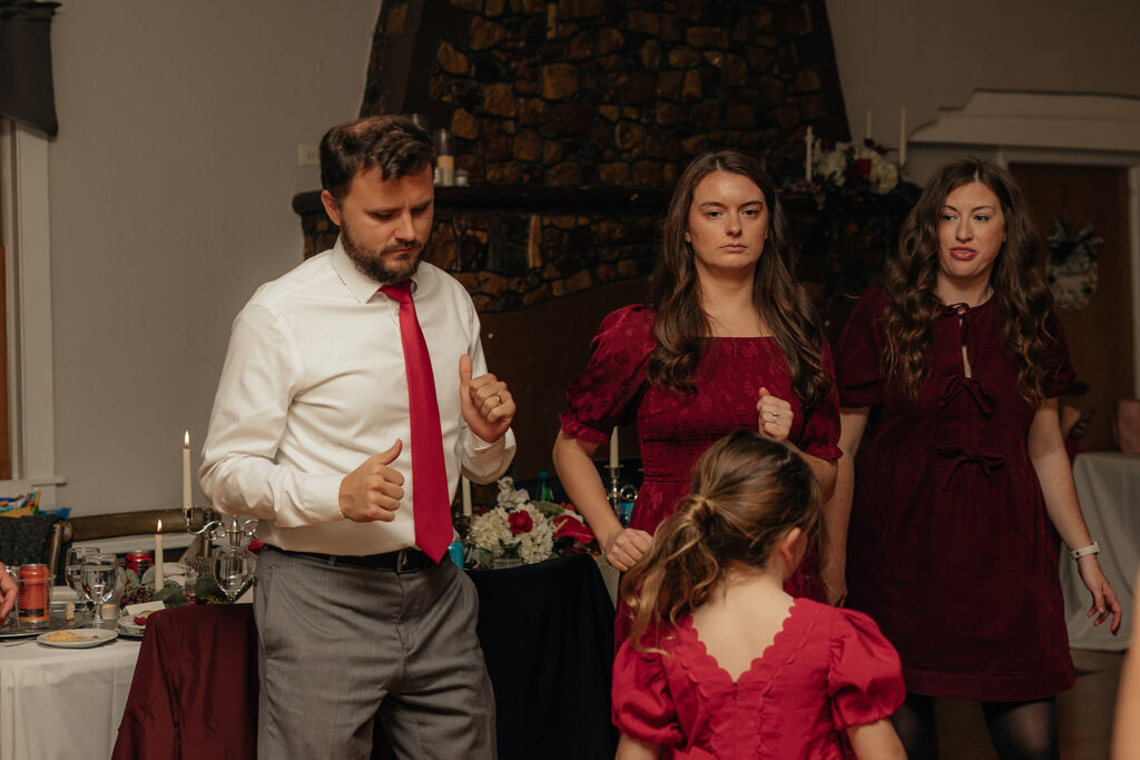 fun wedding reception party