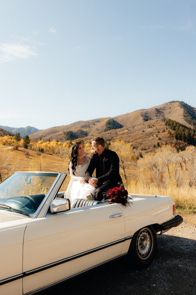 vintage inspired bridal portraits in utah