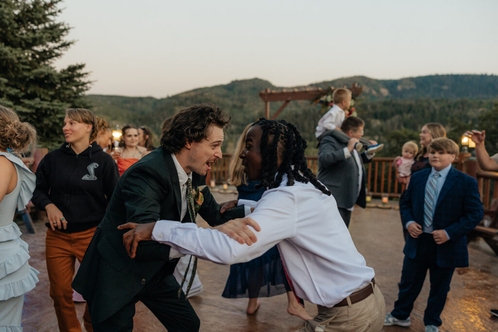 fun wedding reception party