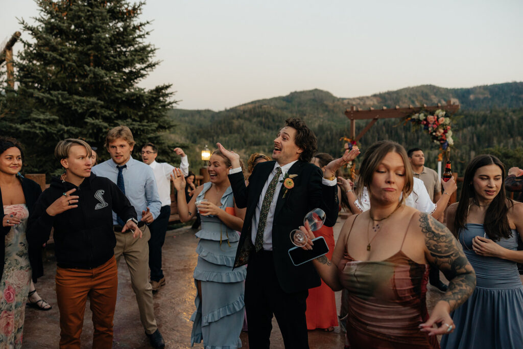 wedding reception party in utah