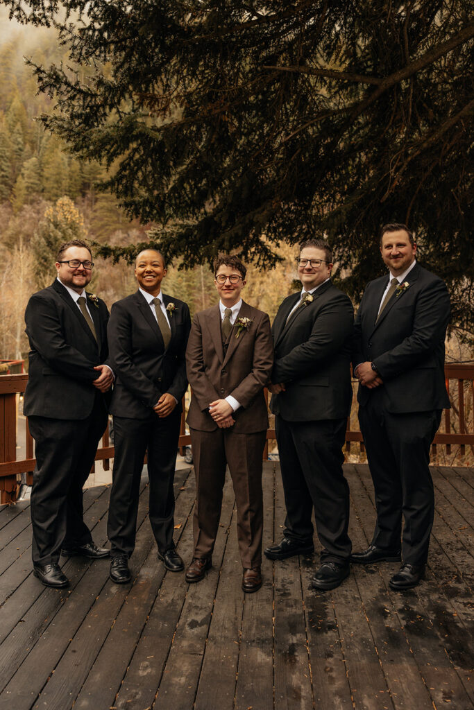 A Cozy Winter Wedding at Log Haven | An Intimate Mountain Celebration in Utah