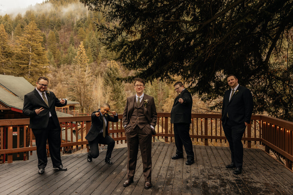 A Cozy Winter Wedding at Log Haven | An Intimate Mountain Celebration in Utah