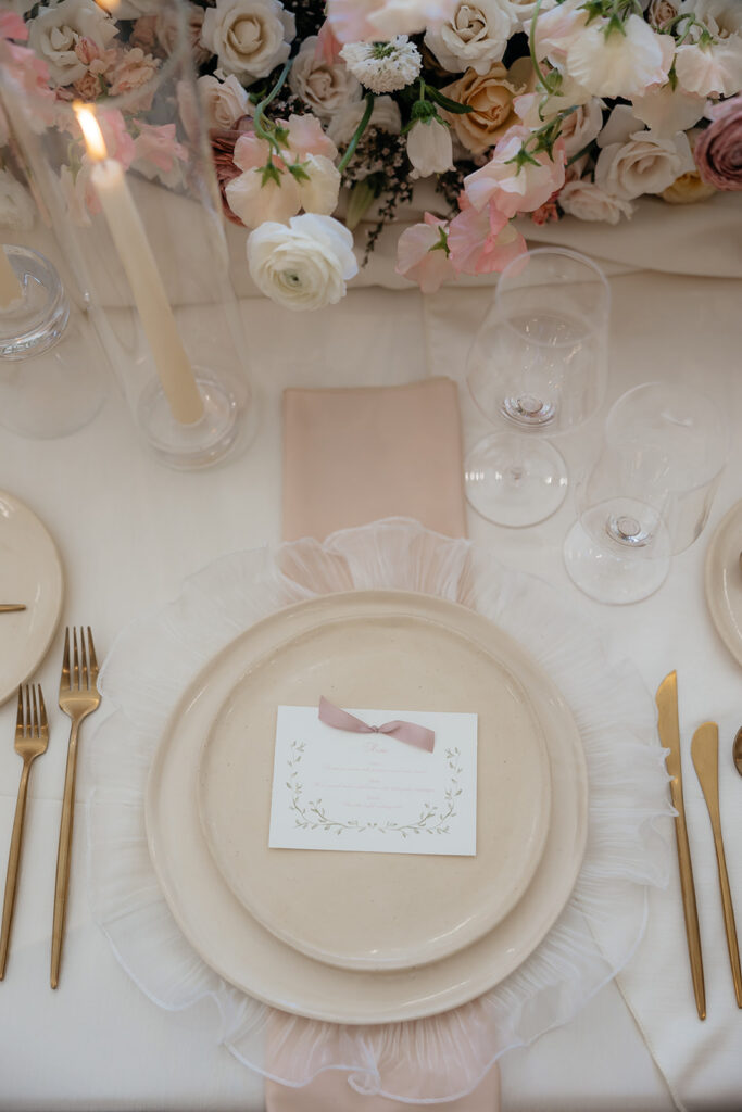 stunning wedding reception details