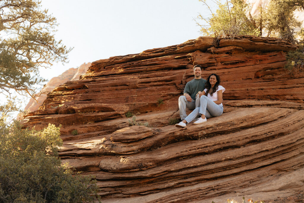 Zion National Park Couples Photos: The Best Trail for Adventure Sessions