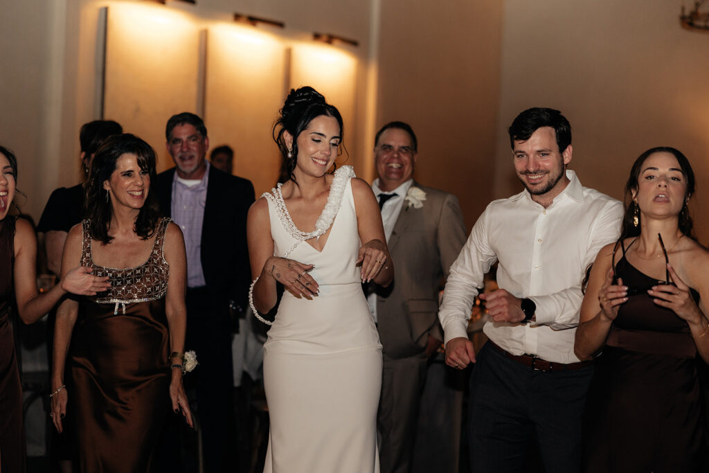 fun wedding reception party in utah