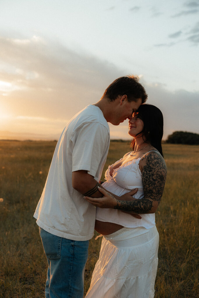 A Dreamy Utah Maternity Session at Sunset | Kyle & Kaylie