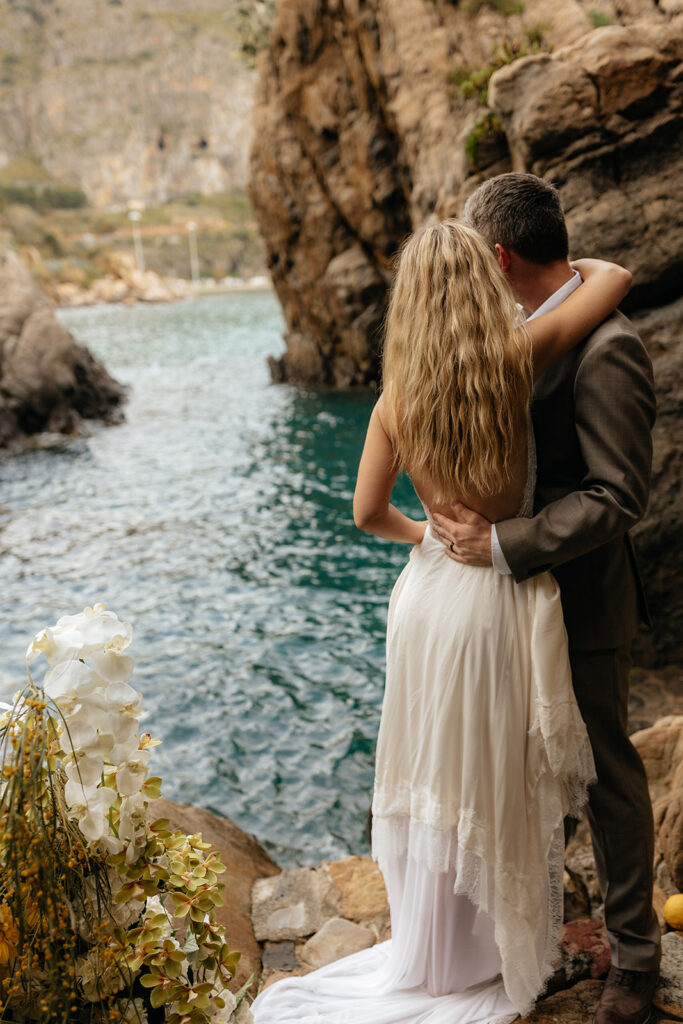bride and groom at their destination wedding