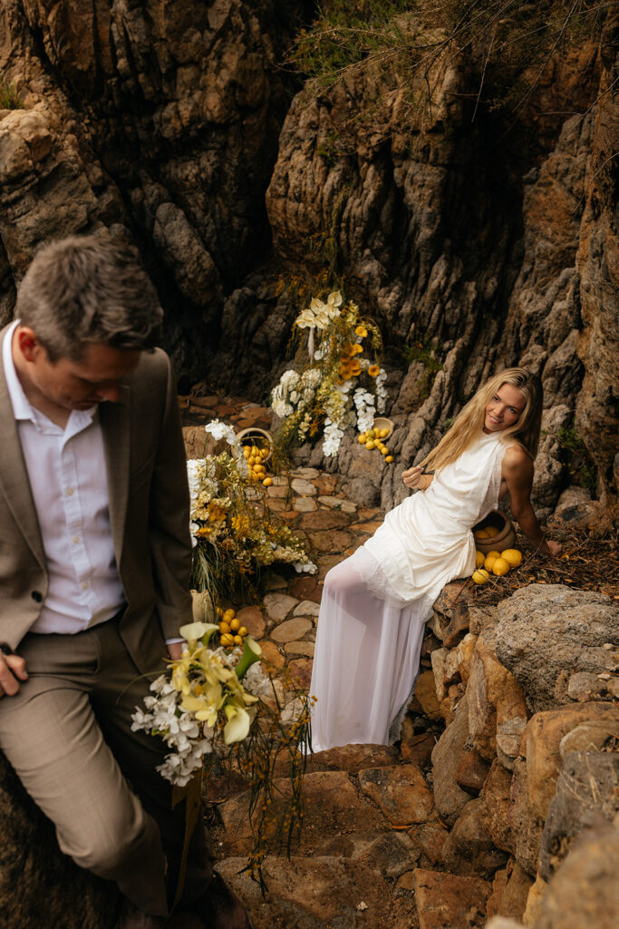 whimsical and romantic bridal session
